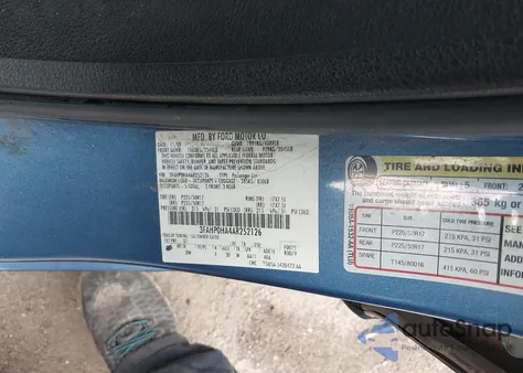 2010 Ford Fusion Se from USA, damaged, VIN 3FAHP0HA4AR252126
